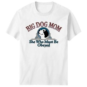 Big Dog Mom she who must be obeyed T shirt L